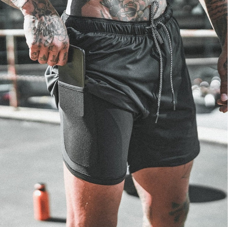 Pocket Compression Gym Shorts