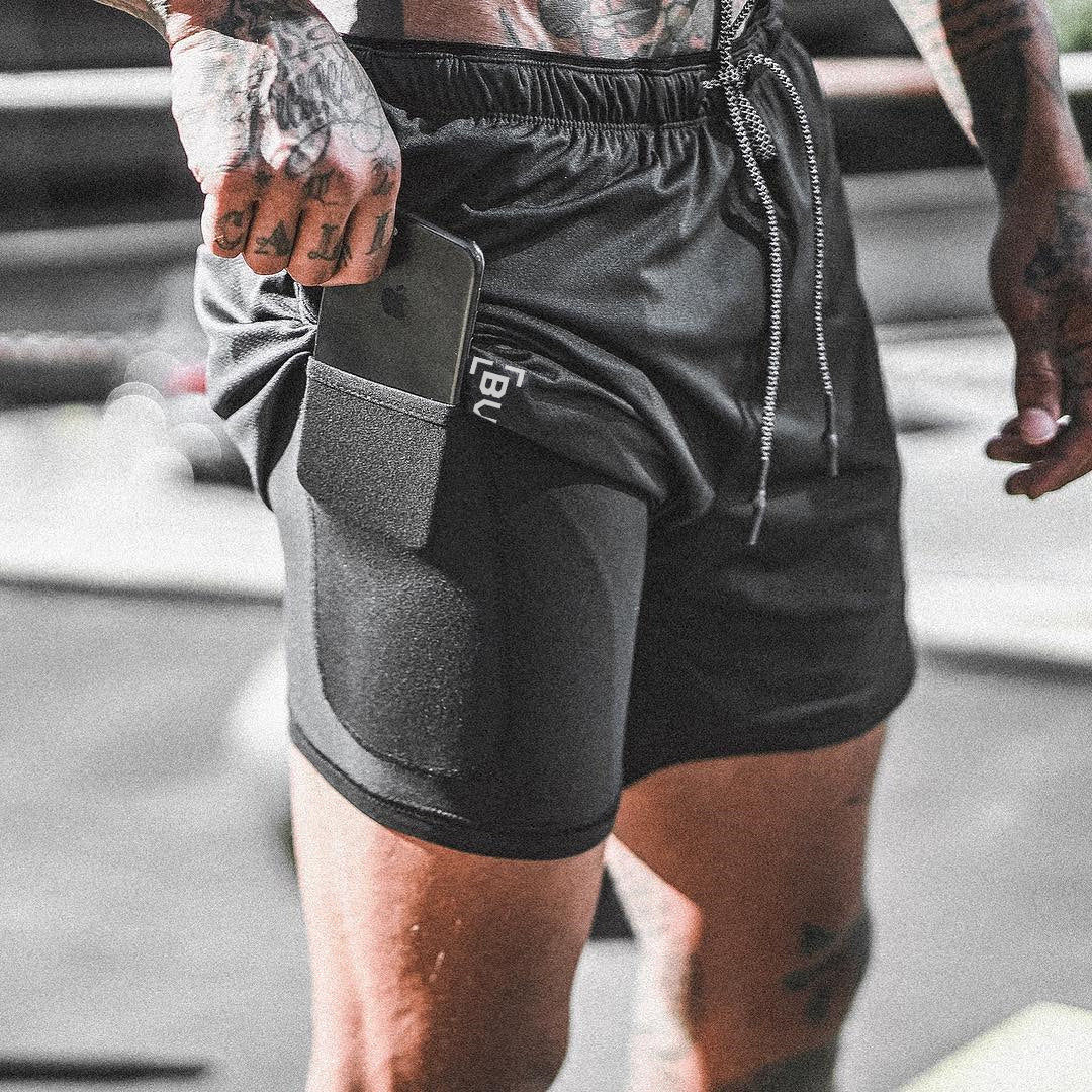 Pocket Compression Gym Shorts