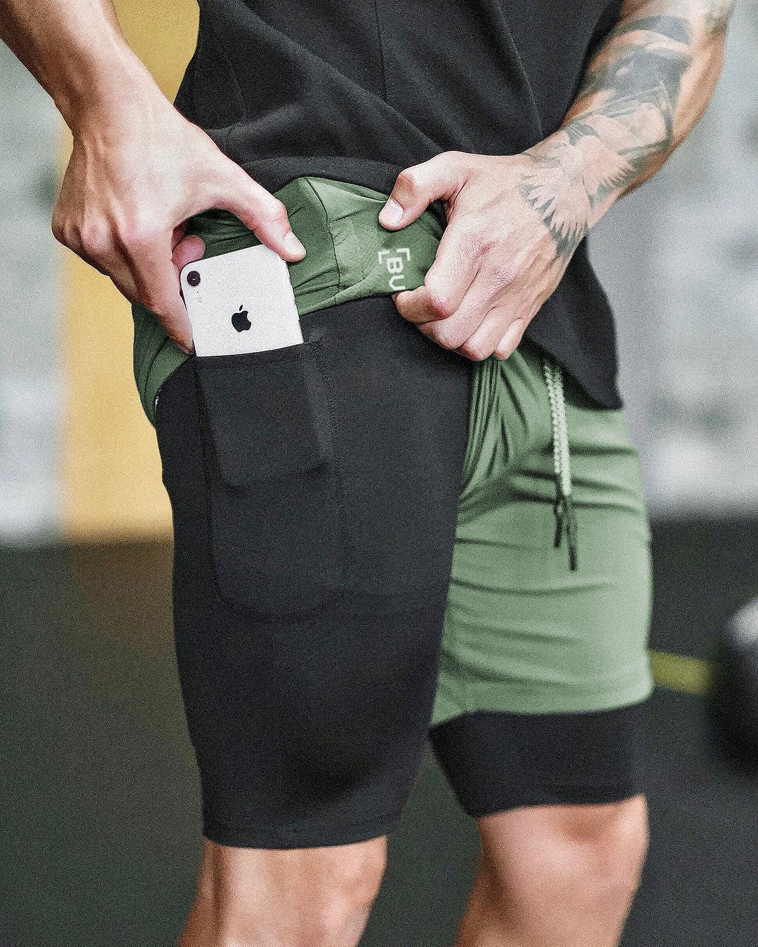 Pocket Compression Gym Shorts