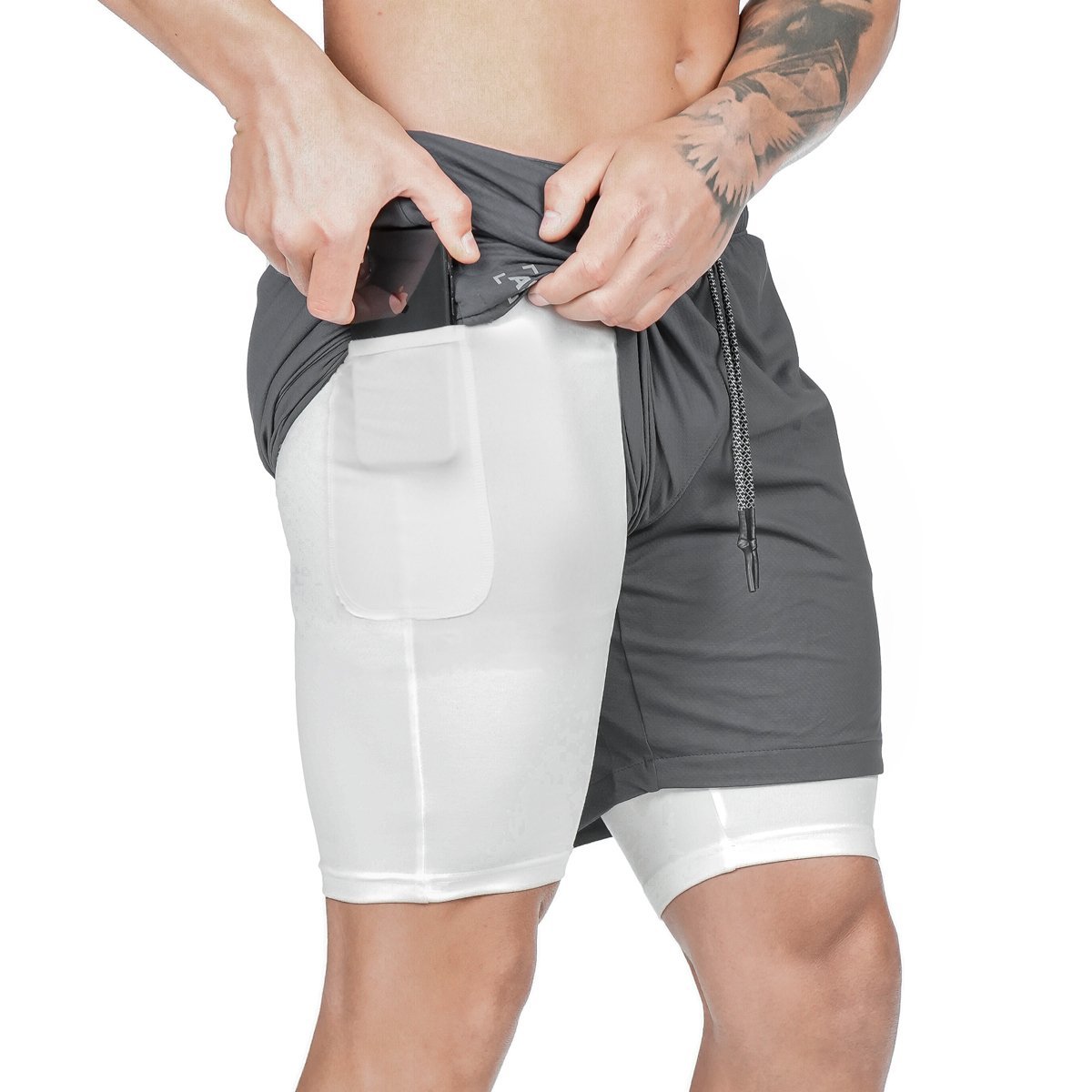 Pocket Compression Gym Shorts